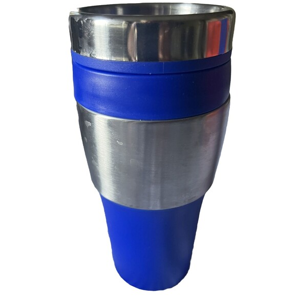 COLORADO Tumbler Coffee Mug Travel Cup Holder Fitted Mountains Blue Plastic 7in - Picture 2 of 4